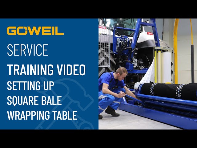 Training video: Setting Up Square Bale Wrapping Table
