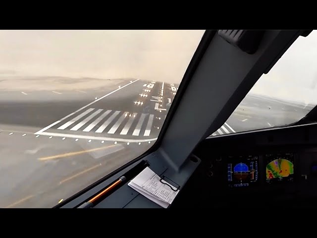 Pilot Loses Visibility In Sandstorm