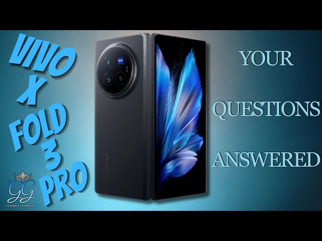 vivo X Fold 3 Pro | First Impressions | Your Questions Answered!