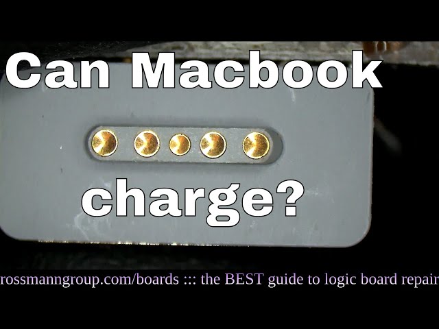How to tell a bad charging port from a bad logic board on Macbook.