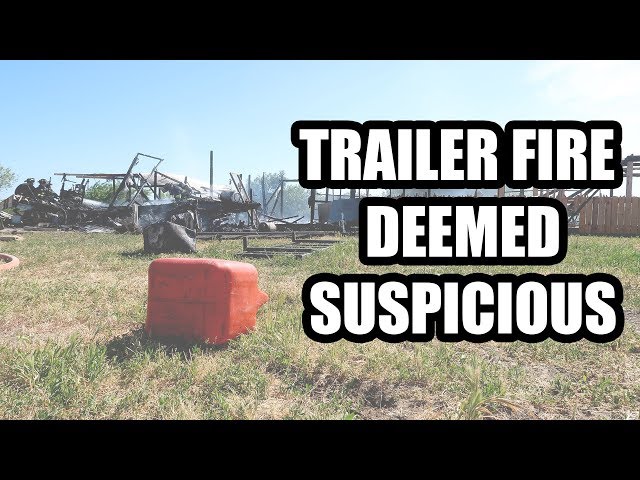 Trailer Fire Deemed Suspicious on Bethel Island