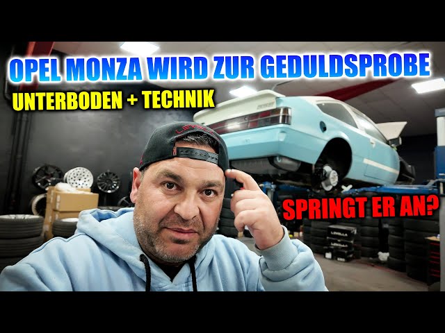Opel Monza Projekt wird zur Geduldsprobe - kriegen wir ihn zum laufen? + Unterboden & Technik