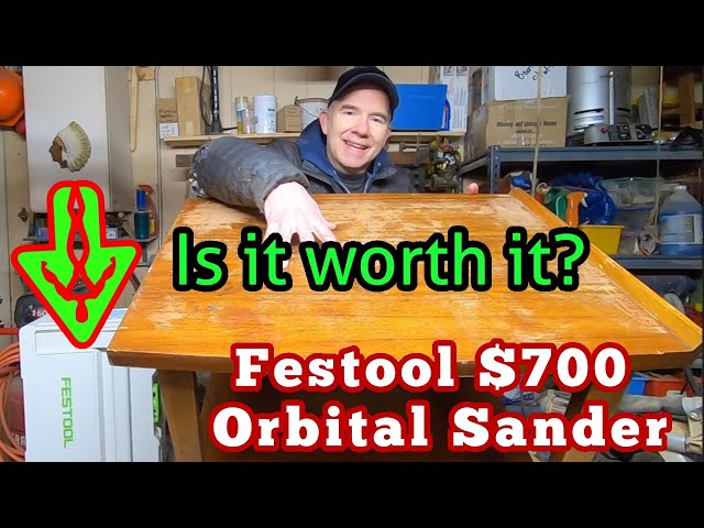 Is a $700 Orbital Sander worth it? Table Restoration