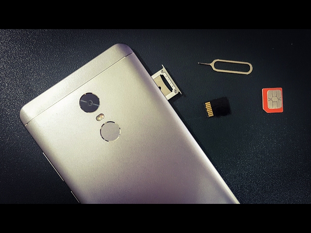 How To Insert Sim Card and Micro SD Card In Xiaomi Redmi Note 4