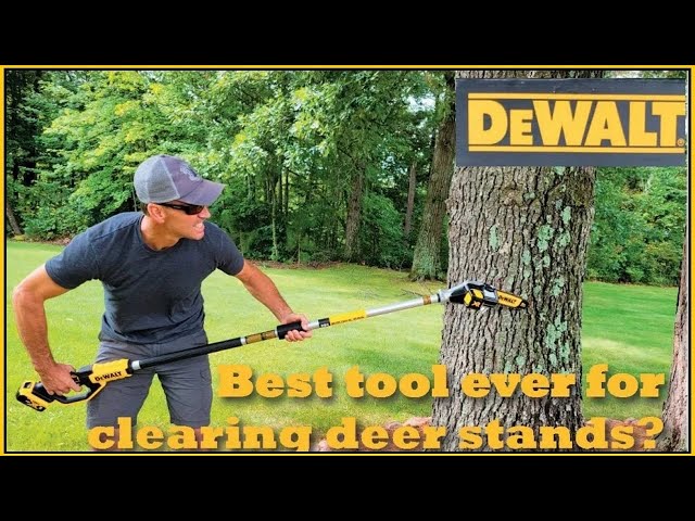 Dewalt Pole Saw (Battery Operated) - Out of Box Review - Work Smarter not Harder!
