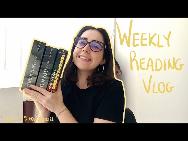 a reading slump | weekly reading vlog