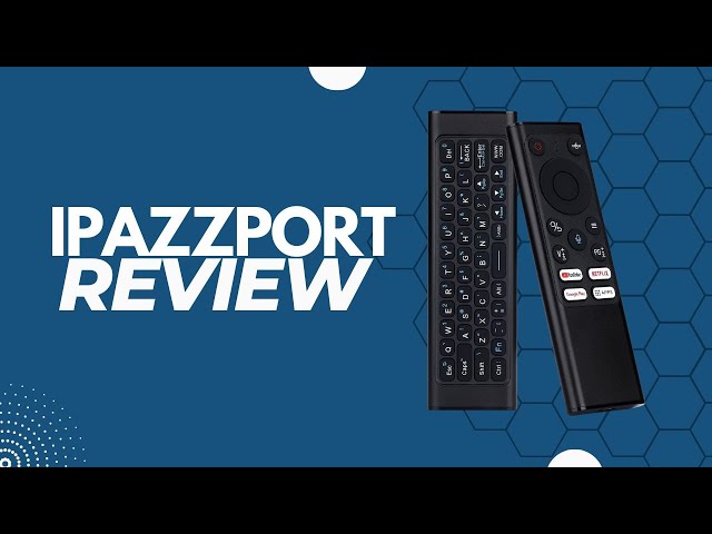 Review: iPazzPort Universal TV Remote Mini Keyboard Wireless Combo with Voice Air Mouse, IR Learning