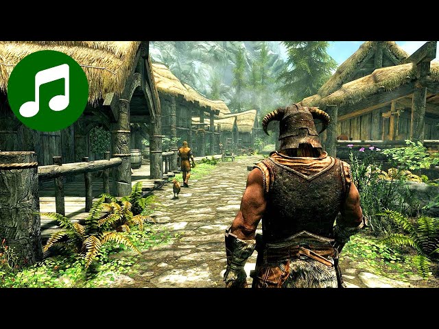 ELDER SCROLLS Chill Mix 🎵 Relaxing Music 10 HOURS ( Skyrim | OST | Soundtrack  )