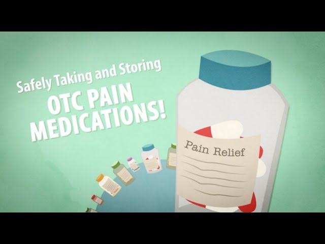 Safely Taking and Storing OTC Pain Medication