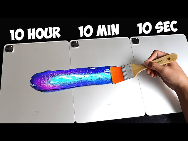 I Customized An iPad In 10 Hours, 1 Hour, 10 Minutes, 1 Minute & 10 Seconds - Challenge