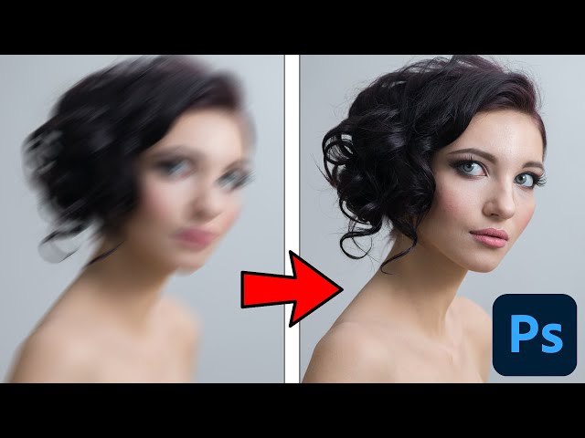 How to remove blur from a photo.