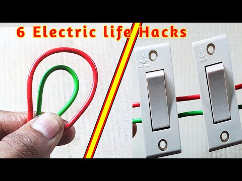 6 Amazing Electric Life Hacks  !! Electric Tips & Tricks / 6 Electrical Tips /Electric hack /hacks
