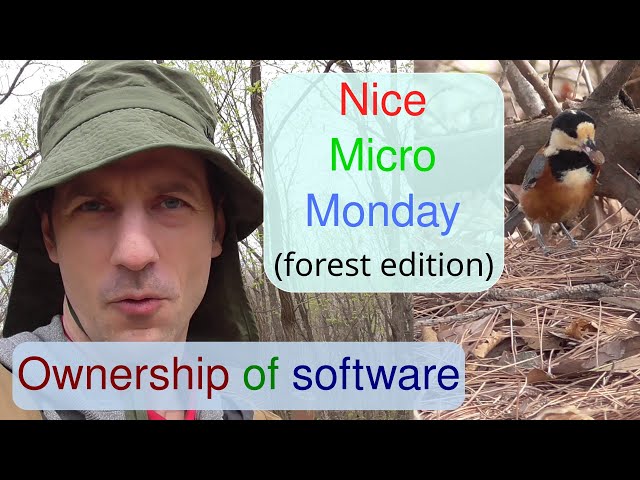 Do you own the free software you run? - Nice Micro Monday ep. 34