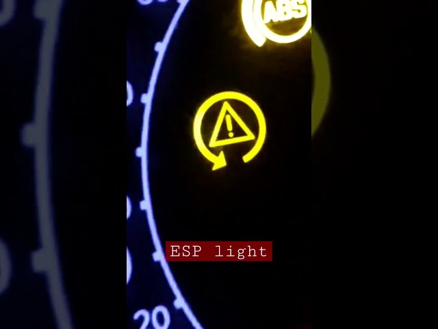 VW Golf 4 ESP light problem w/o fault