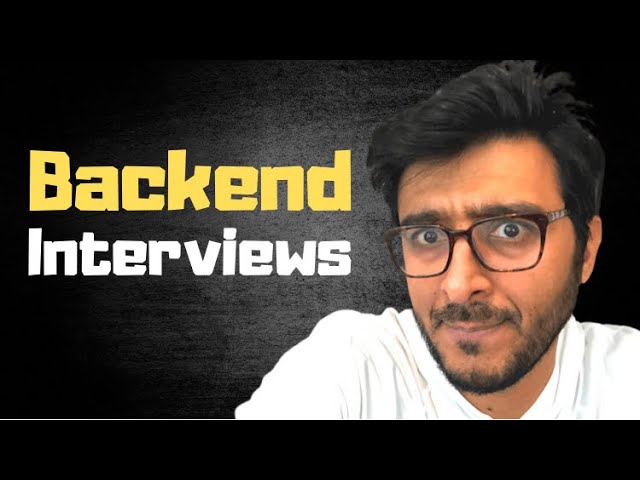 I ask this question to every Backend Engineer I interview