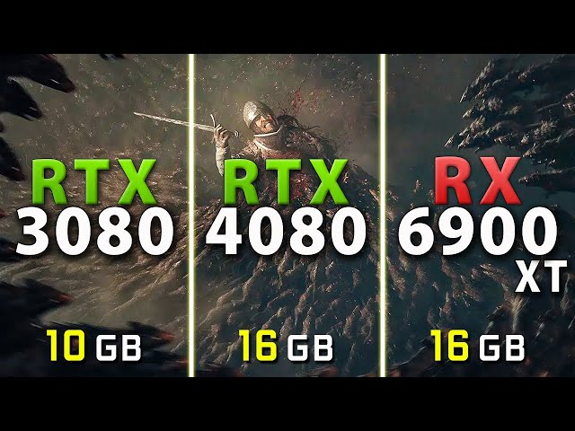 RTX 4080 vs RTX 3080 vs RX 6900 XT // Test in 9 Games | 4K