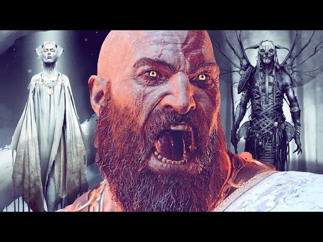 God of War Ragnarok Valhalla Secrets - Kratos Helps Make Peace Between The Light Elves + Dark Elves