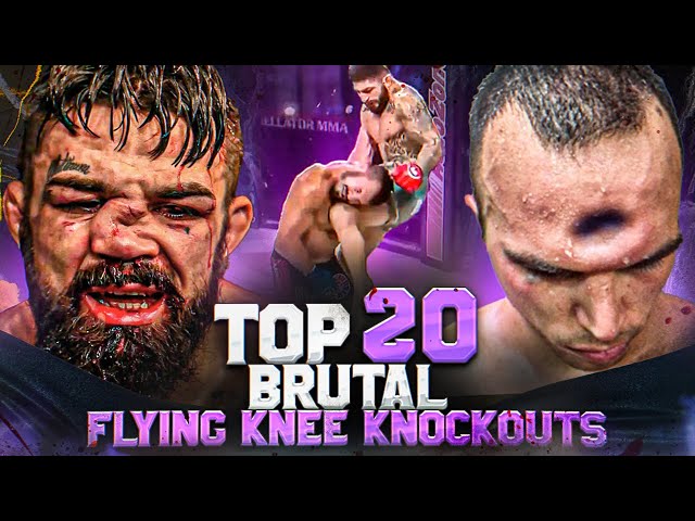 Top 20 Most BRUTAL Flying Knee Knockouts | Crazy MMA & Kickboxing Knockouts