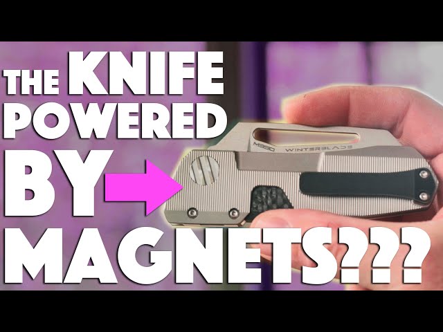 Genius Knife Powered By Magnets! (How do they work?) Winter Blade Co Factor B3 Overview
