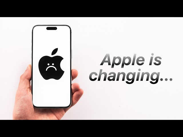 Apple may NEVER be the same!