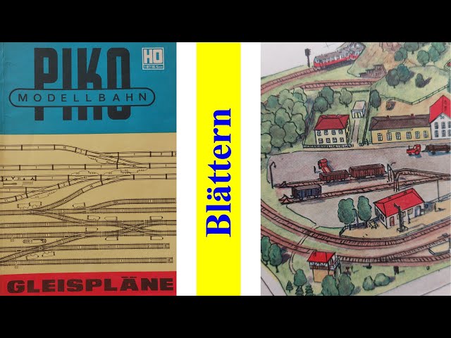 Noch mehr alte Gleispläne  - Piko-Katalog für Spur H0