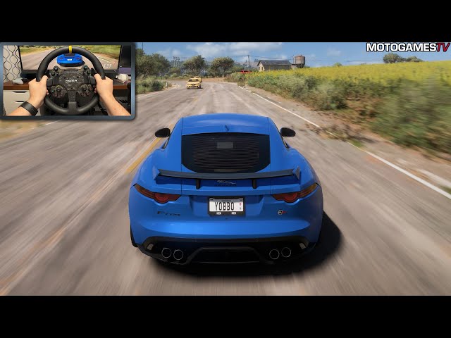 Forza Horizon 5 - 2020 Jaguar F-Type SVR | Moza DD R9 Gameplay