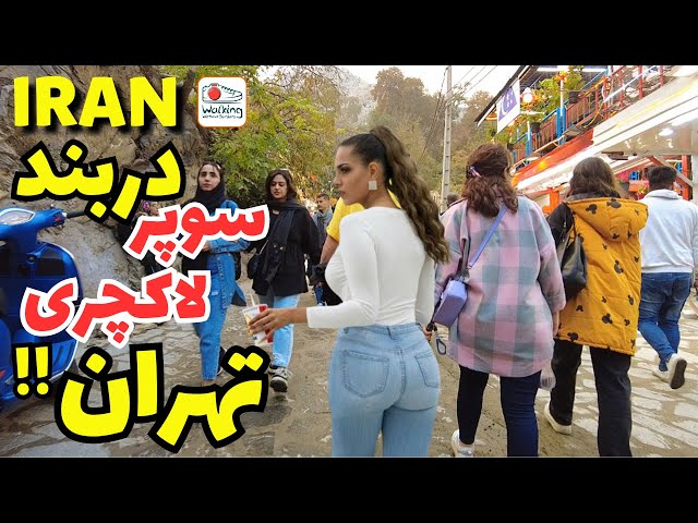 IRANIAN People Lifestyle In Northern Of Tehran - Darband Tehran Vlog