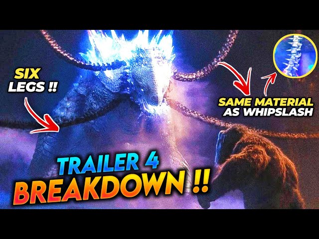 Godzilla x Kong: The New Empire Trailer 4  Breakdown / Shimo Vs Kong, Godzilla vs Scylla Explained