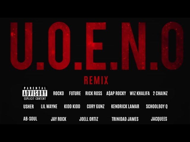 U.O.E.N.O (ft. Future, Rick Ross, A$AP Rocky, Wiz Khalifa, 2 Chainz, Lil Wayne, Black Hippy, etc.)