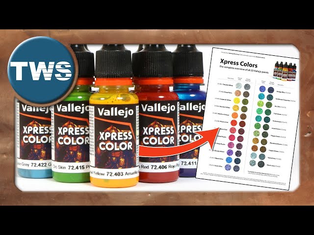 Xpress Colors – FULL REVIEW: all paints on white primer & Slapchop + free overview PDF (Vallejo, TWS