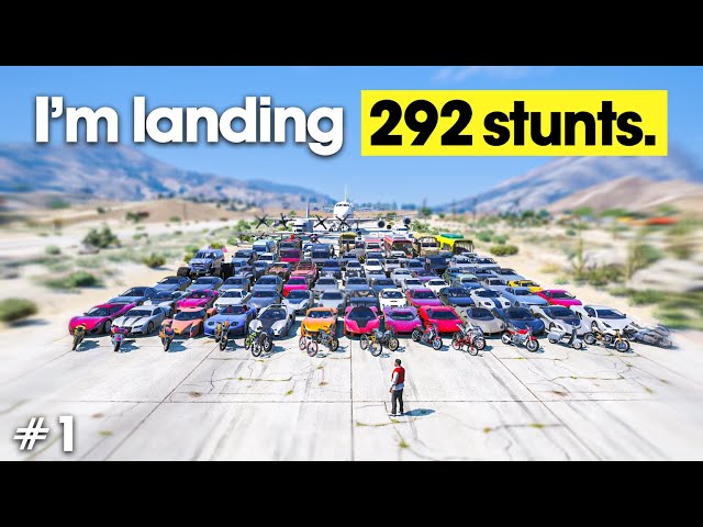 1 Stunt With Every Vehicle In GTA 5 #1