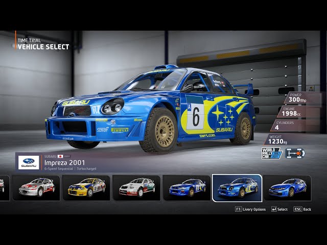 EA Sports WRC - Full Car List & Rally Stages