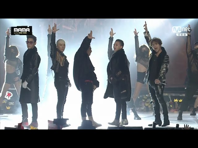 BIGBANG - 'LOSER' + 'BAE BAE' + ‘뱅뱅뱅(BANG BANG BANG)' in 2015 MAMA