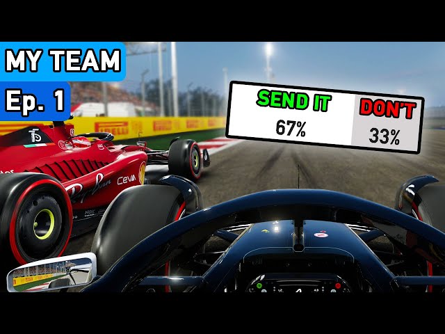 F1 22 My Team Career But My Subscribers Make All Decisions For Me...