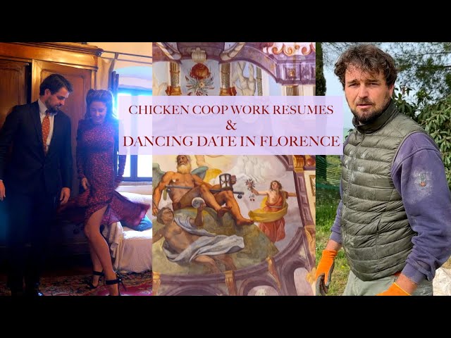 RENOVATING A RUIN: Dancing Date in Florence, Finally Resuming Chicken Coop Cottage Renovation (Ep56)