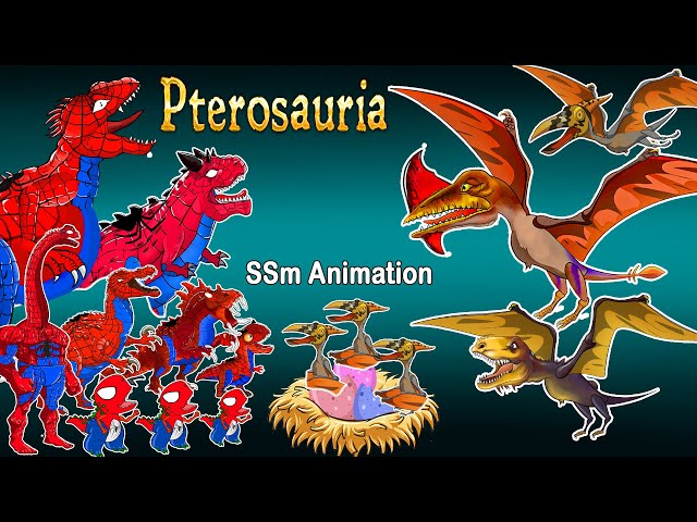 SPIDER MAN Indominus REX, Pterosaurs, Triceratops in GODZILLAxKONG Fight - Jurassic World Evolution