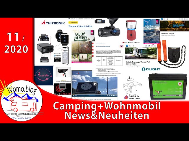Camping und Wohnmobil News&Neuheiten 11/20