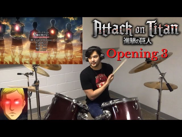 [REQUEST] Attack on Titan Opening 3 Drum Cover (Shinzou wo Sasageyo)