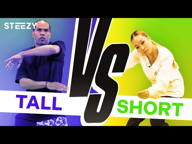 Tall vs. Short Dancer – Dancers Learn Each Other’s Choreography! | STEEZY.CO