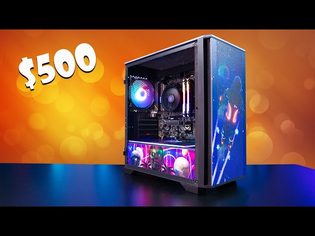 Time Lapse Build of BEST $500 Gaming PC with Integrated Graphics!
