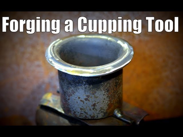 How to Make  a Blacksmith Cupping Tool // Swage Block Alternative