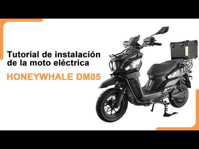 Tutorial de instalación de la moto eléctrica HONEYWHALE DM05 #ebike #motorcycle #motorbike