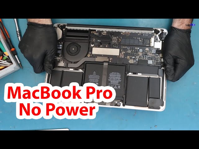 Dead MacBook A1502 Liquid Spill Repair on Trackpad - Easy Fix