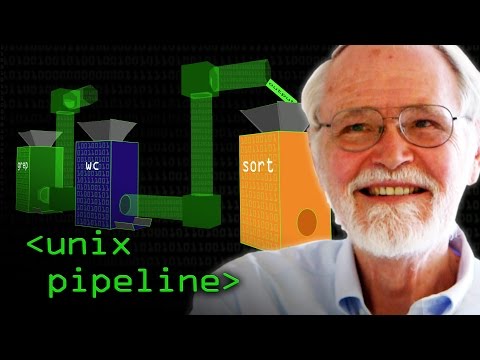 Unix Pipeline (Brian Kernighan) - Computerphile