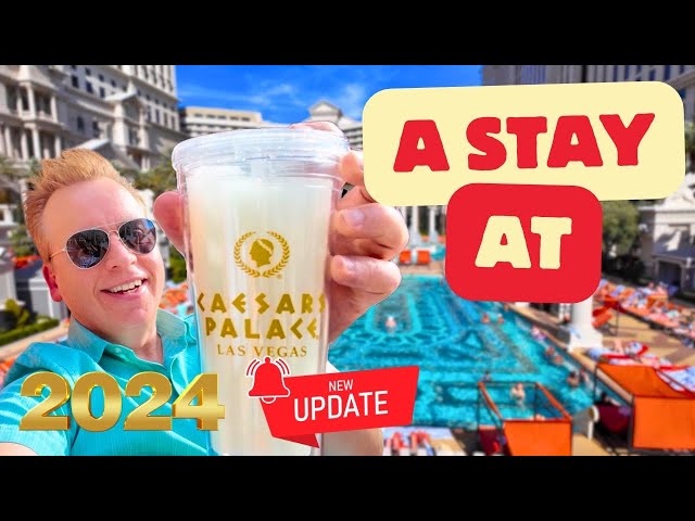 Epic Views & Rooms: An UPDATED CAESAR'S PALACE 2024 Like You've Never Seen Before! FOUNTAIN VIEWS!