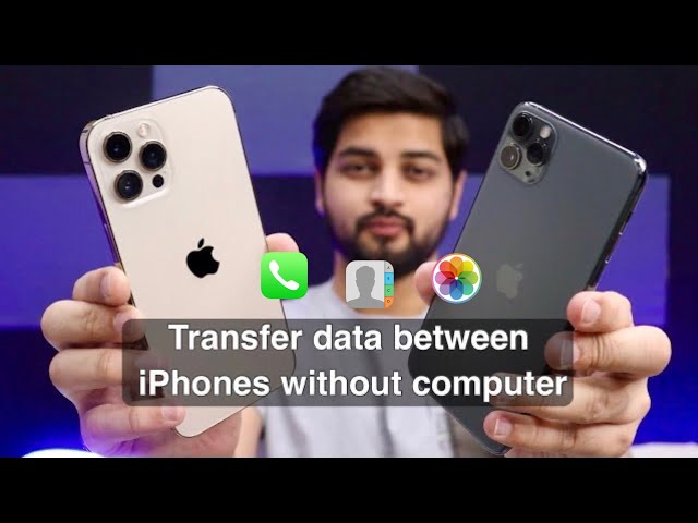 Transfer all your data from iPhone to iPhone without pc or icloud | Mohit Balani