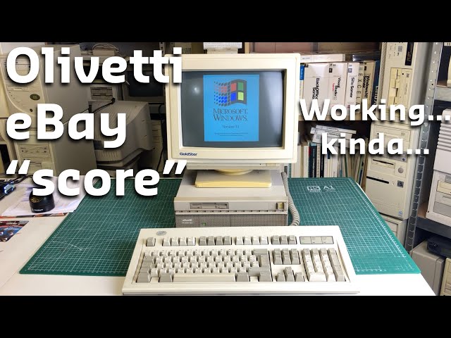 Olivetti M300-02 eBay "score" - kinda working (part 2)
