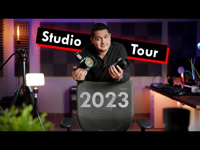 Studio Tour 2023 | جولة فى الستوديو و معداتى لصناعة المحتوى لبداية ٢٠٢٣