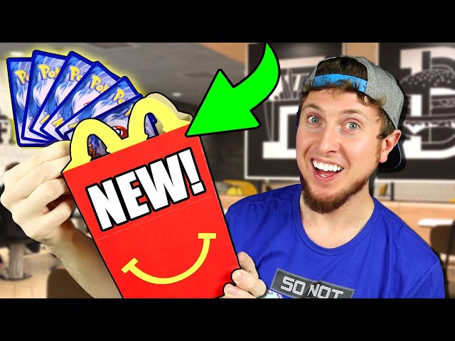 I WENT TO McDONALDS SEARCHING FOR THE NEW POKEMON CARDS! + Opening a Hidden Fates Box