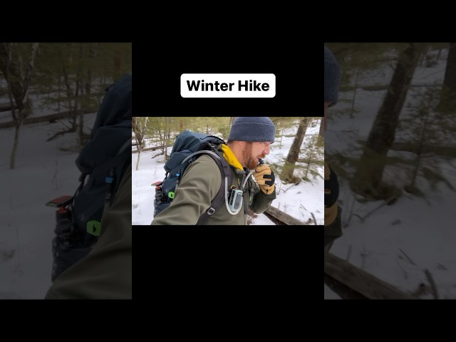 Winter Hiking Trip! #outdoors #survival #camping